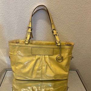 Summer color Coach handbag